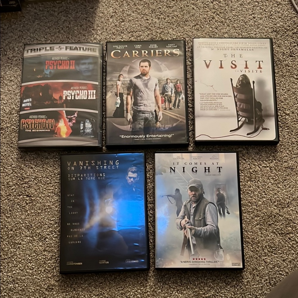 Horror Thriller DVD Collection / 7 Movies on DVD